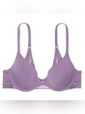 Victoria’s Secret Lightly Lined Front Close Full-Coverage Cotton Bra